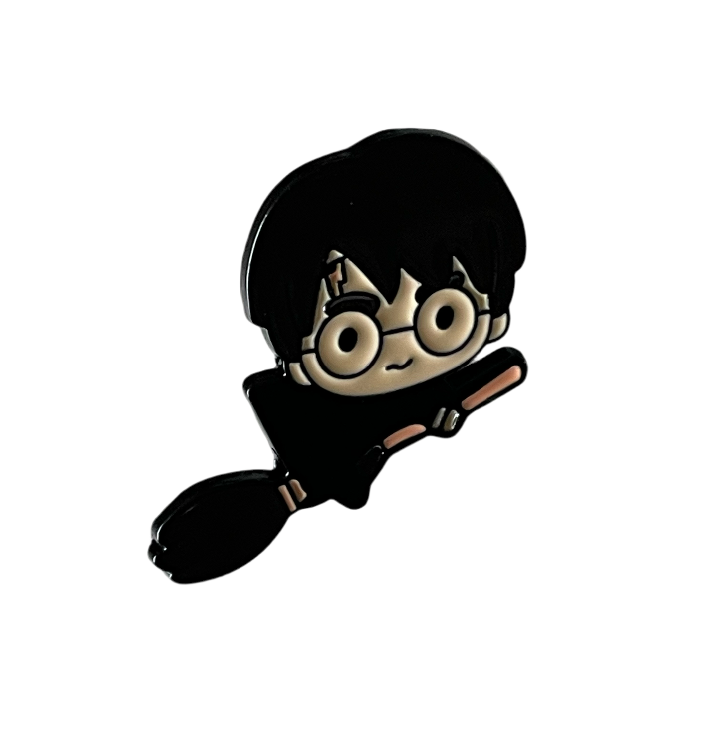 Harry Potter on broomstick pin badge