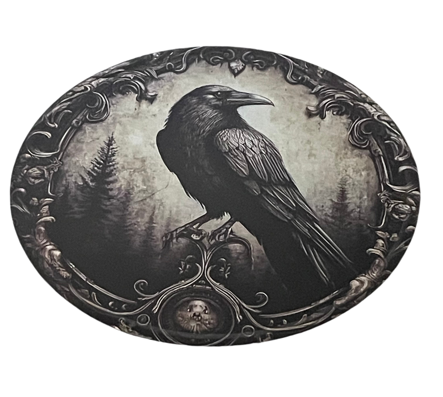 Crow round sign