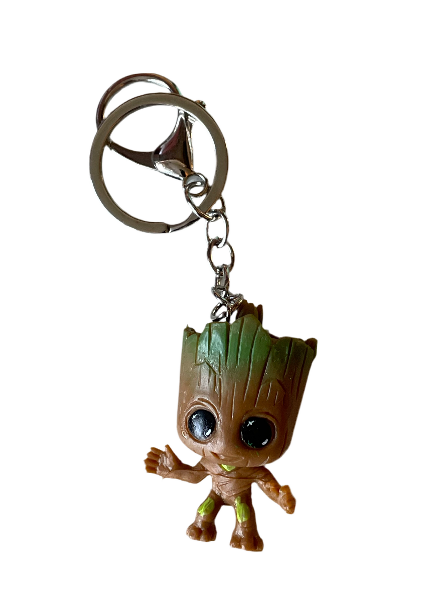 Groot with arms out keyring