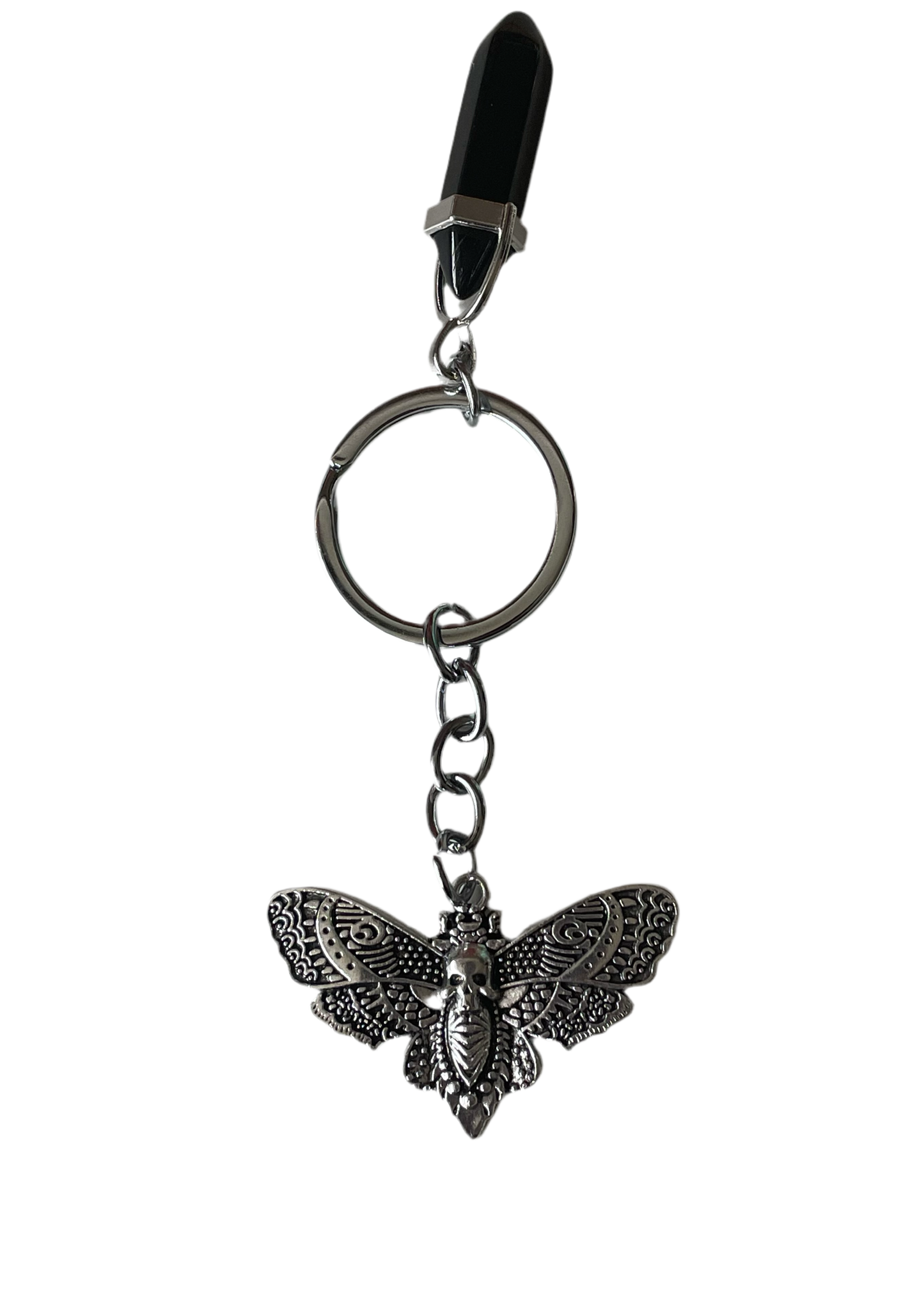 Death head hawk moth keyring