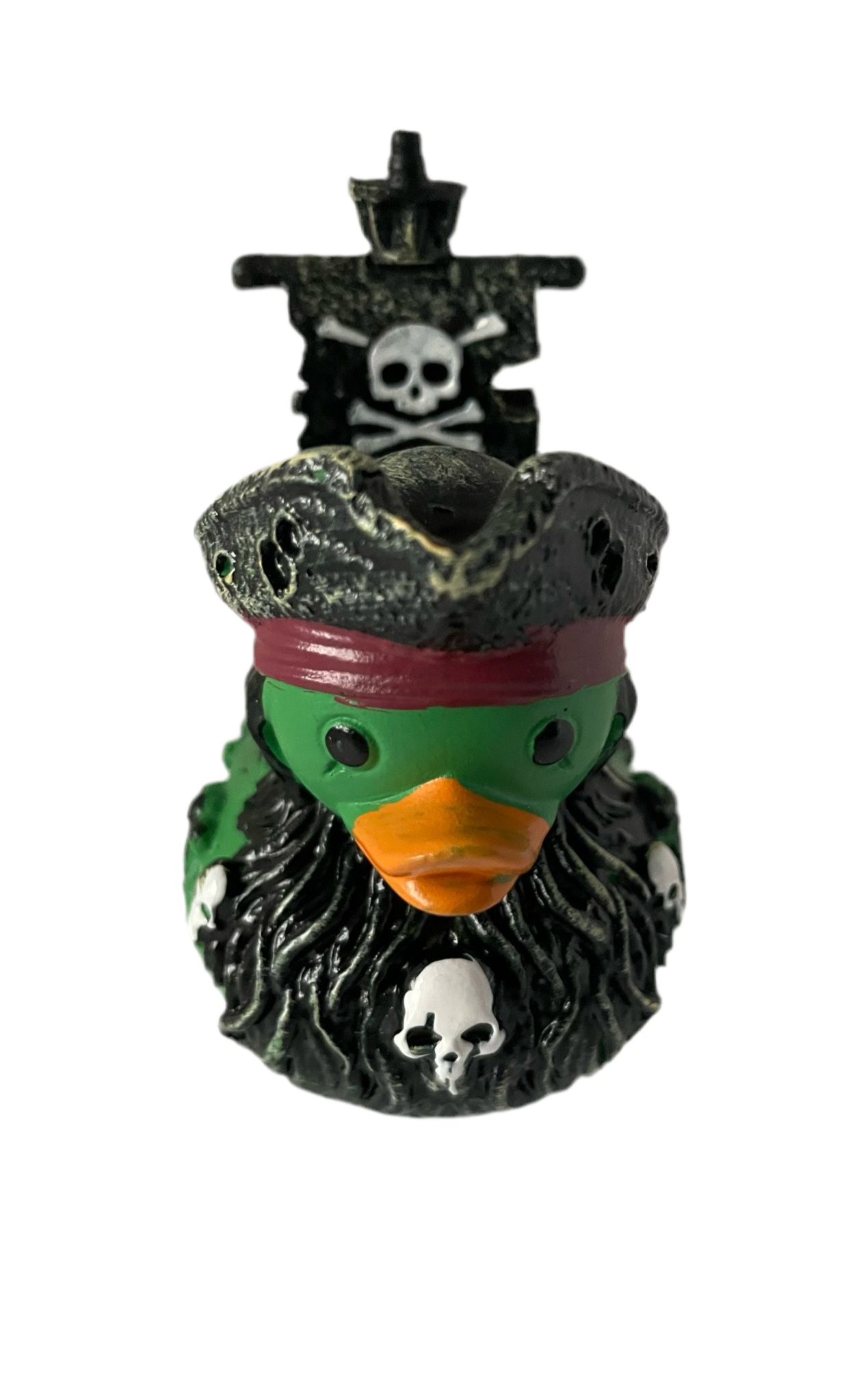 Captain pirate duck figurine