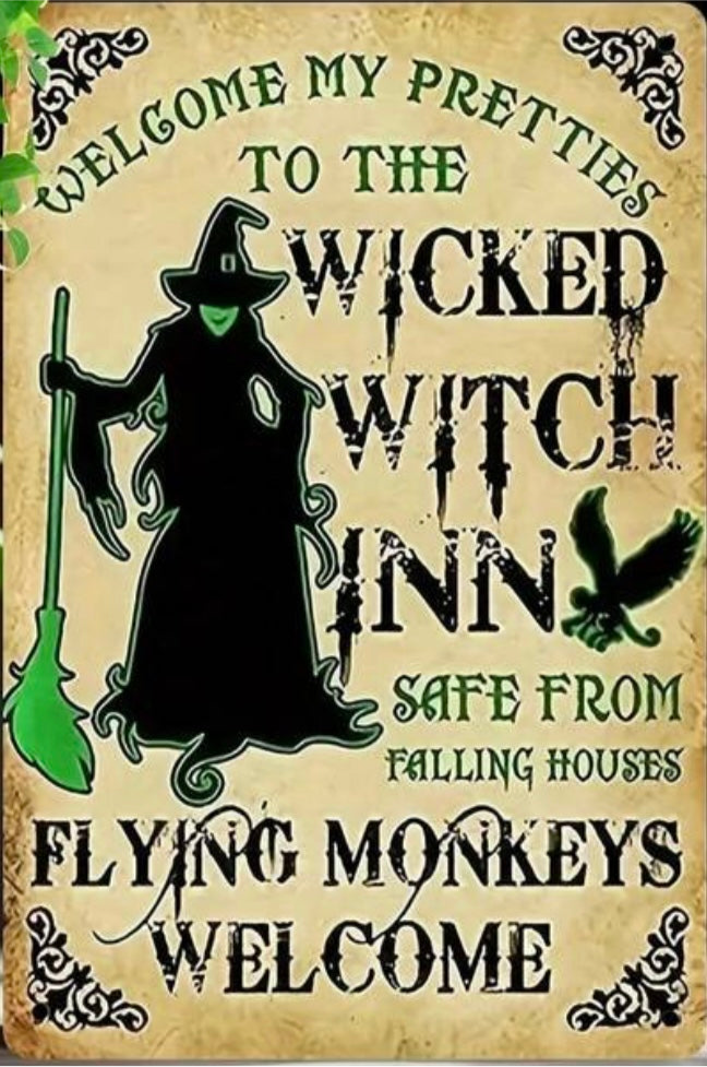 Wicked witch inn sign