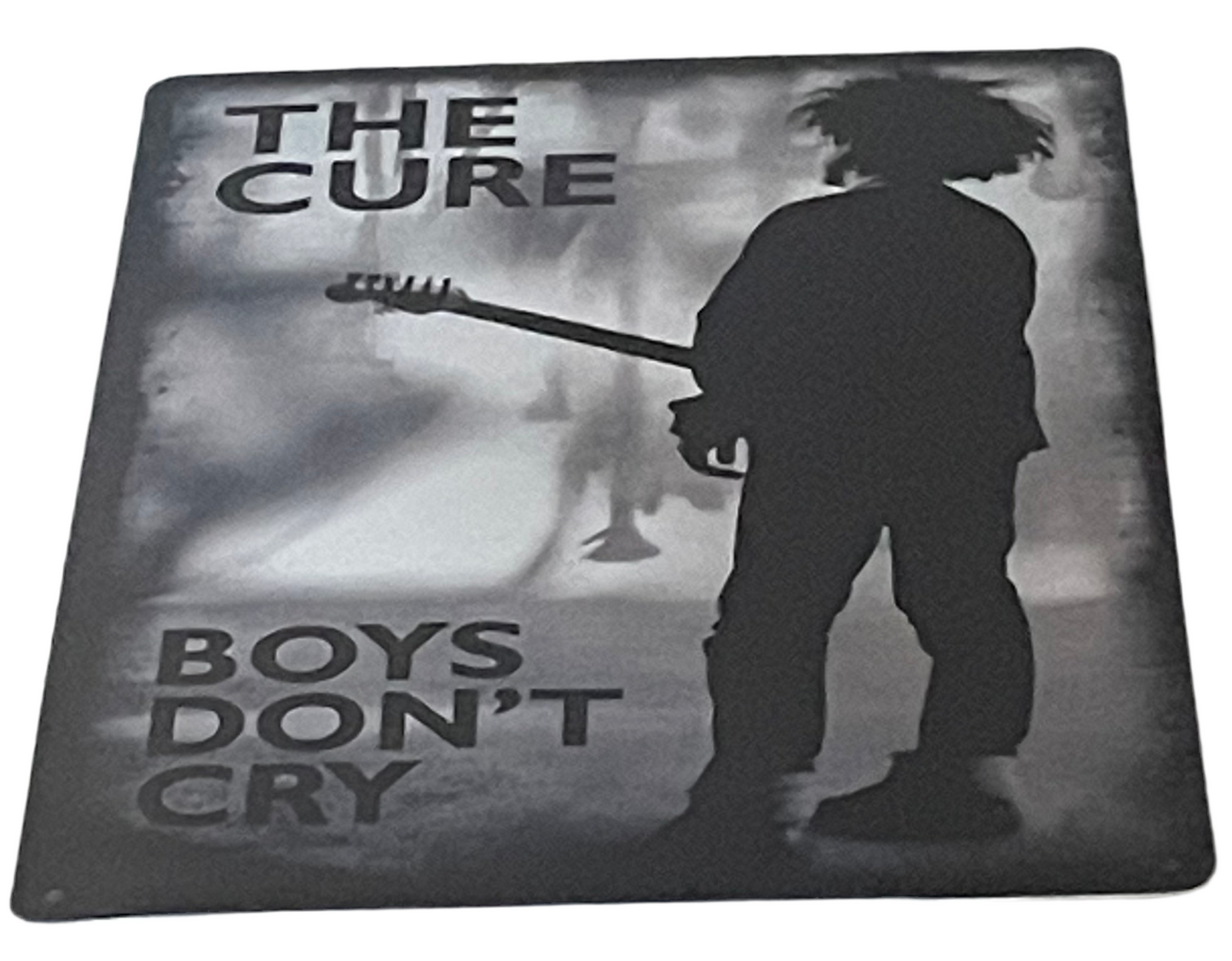 The Cure Boys don’t cry sign