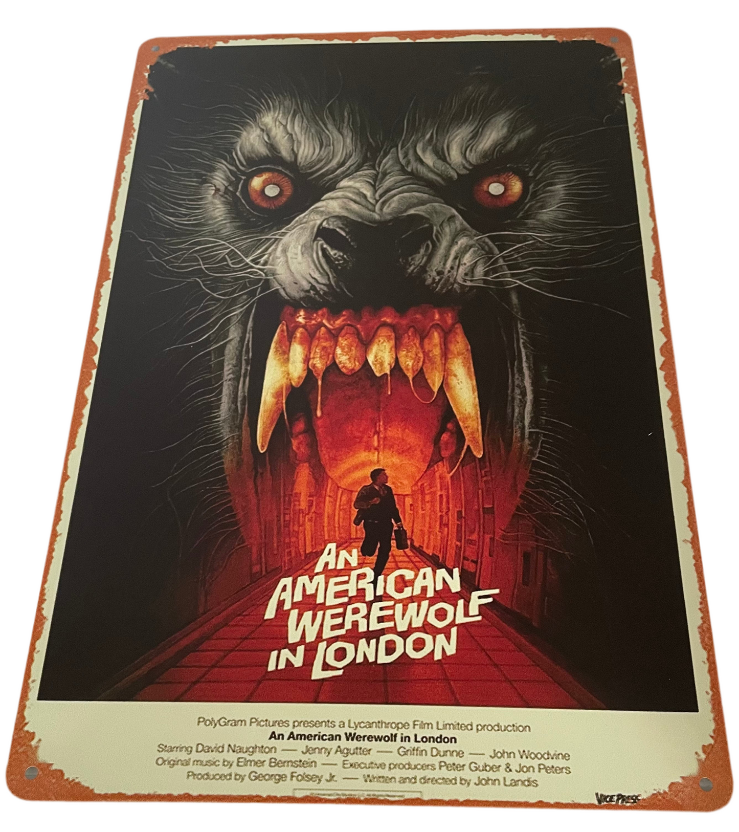 An American Werewolf in London Gerald Bringsley sign