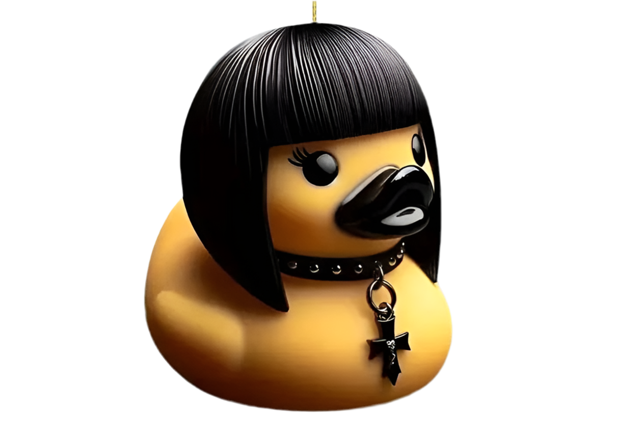 Rock Duck Figurine