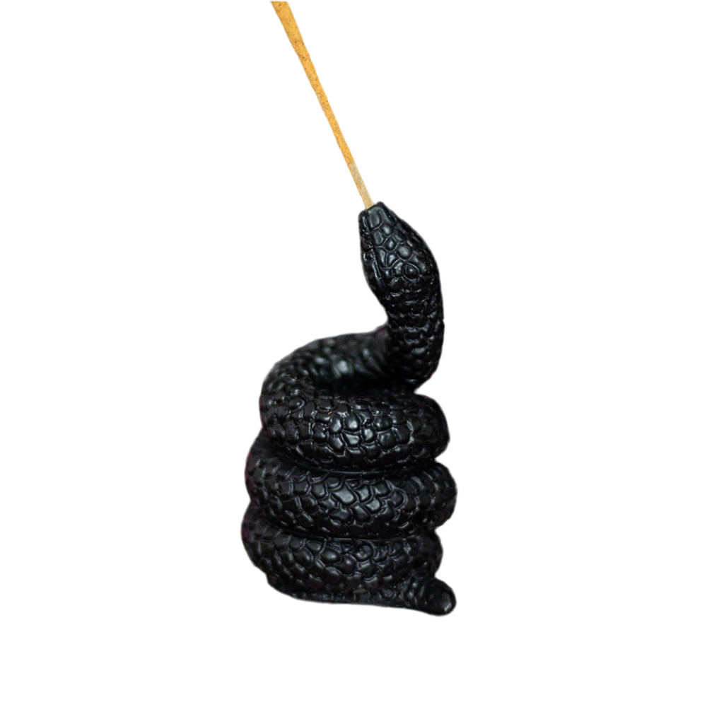 Black Snake incense stick holder