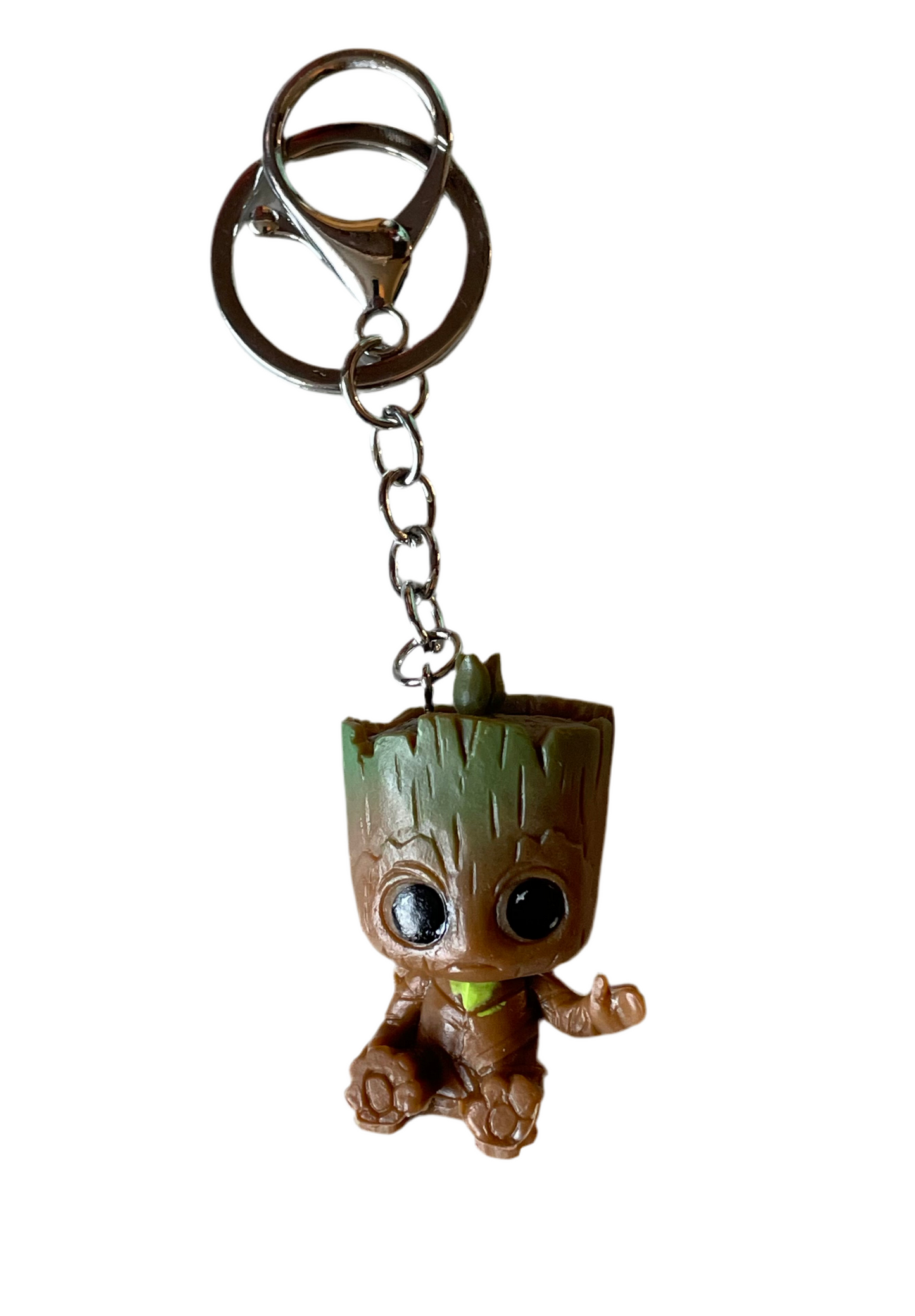 Groot sitting keyring