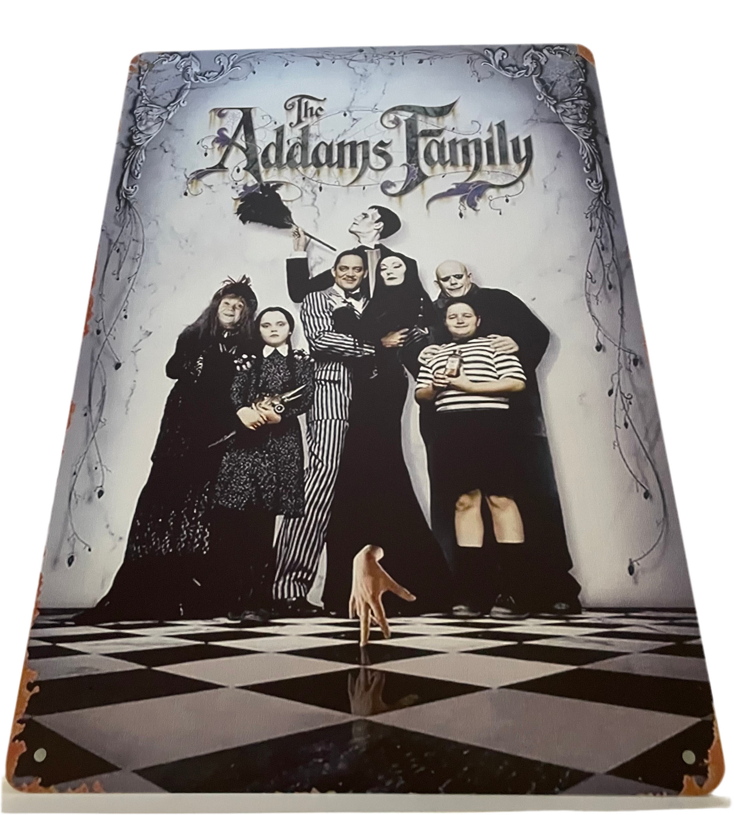The Addams family sign