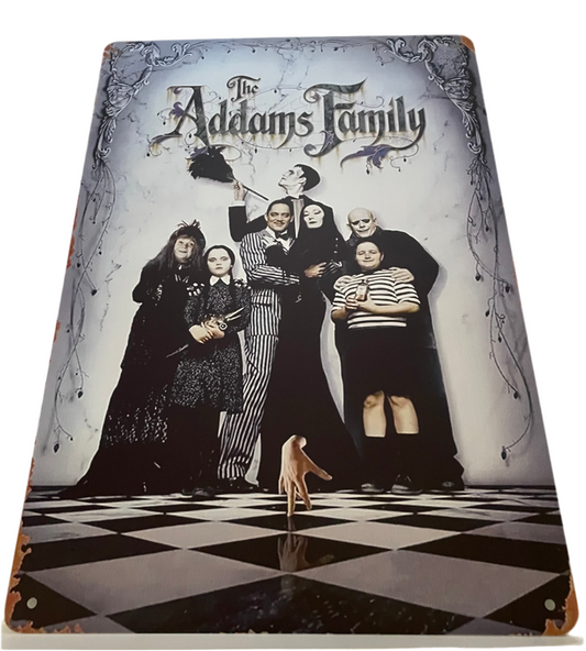 The Addams family sign