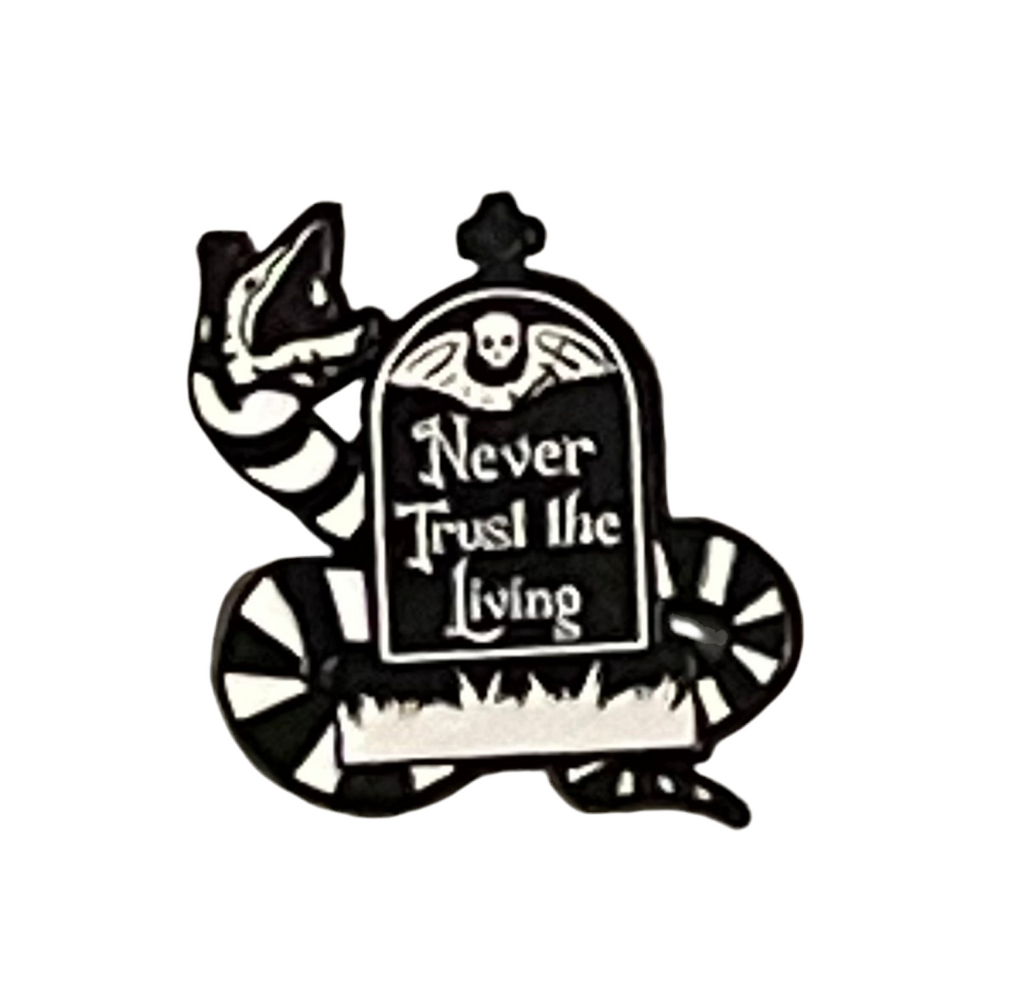 Never Trust The Living Pin Badge