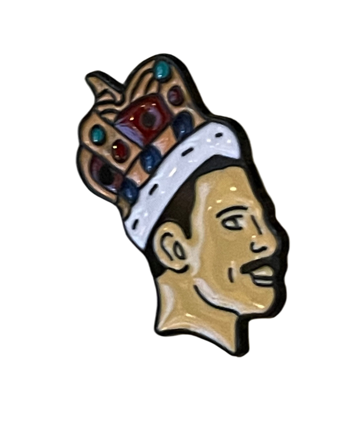 Freddie Mercury Crown Pin Badge