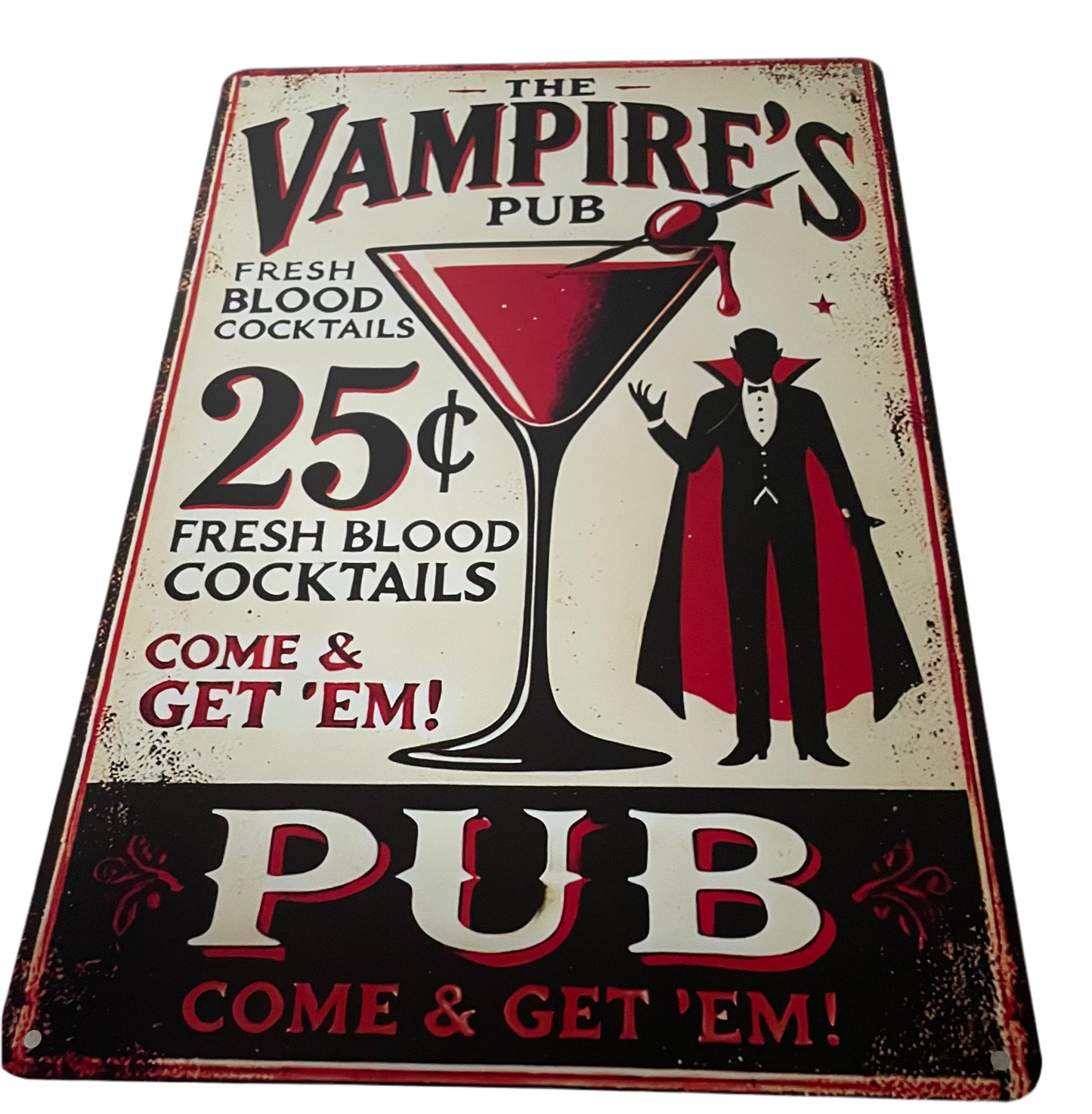 The Vampire’s pub sign