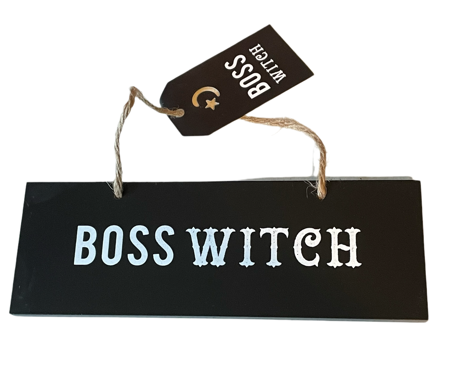 Boss Witch wall sign
