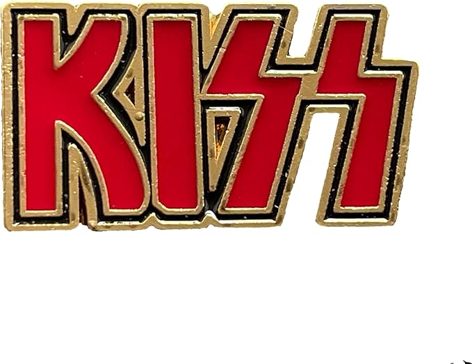 Kiss Logo  Pin Badge