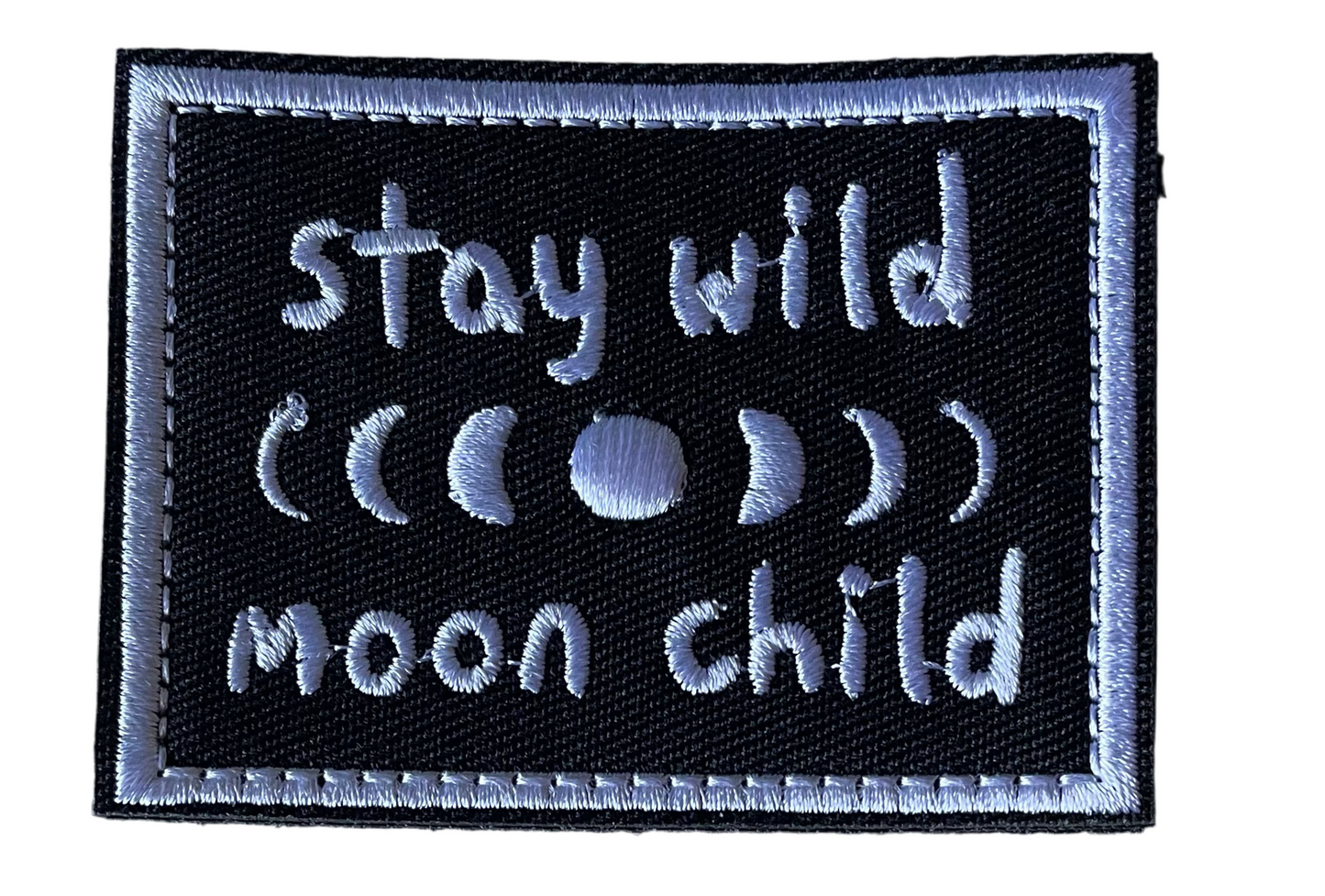 Stay wild moon child patch