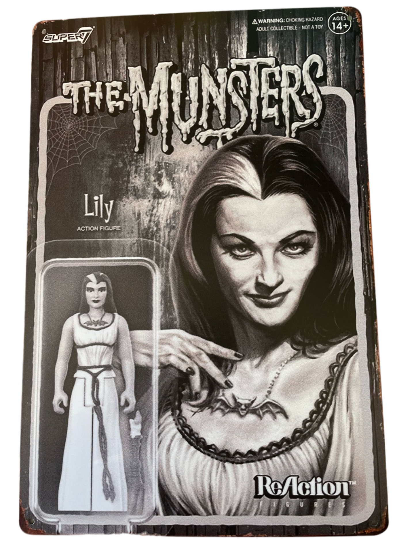The Munsters Lily action figure sign