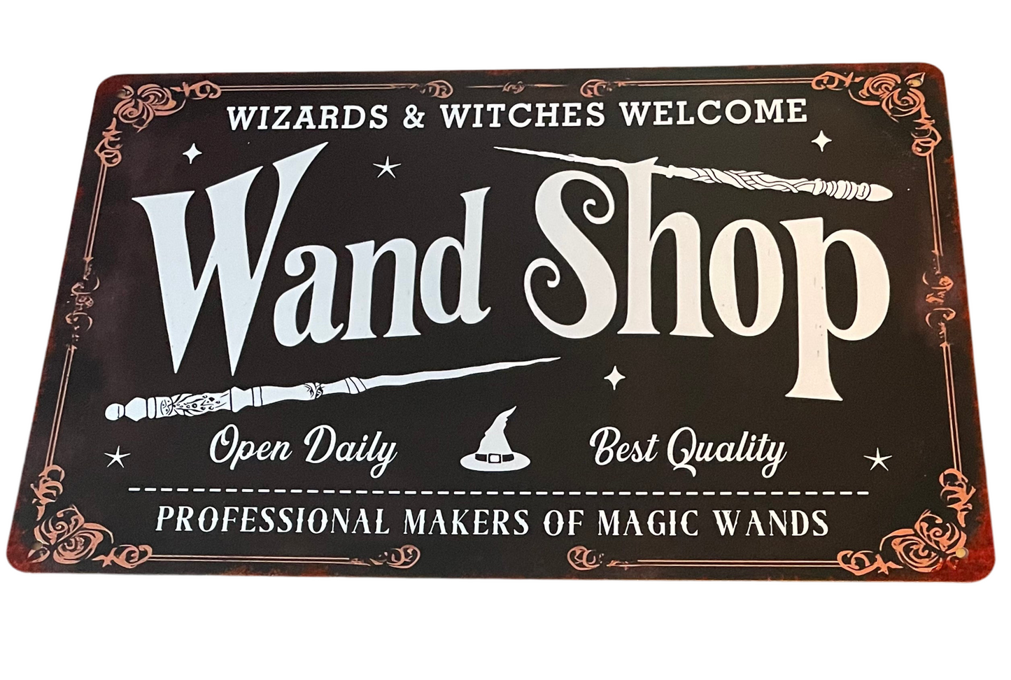 Wand Shop sign