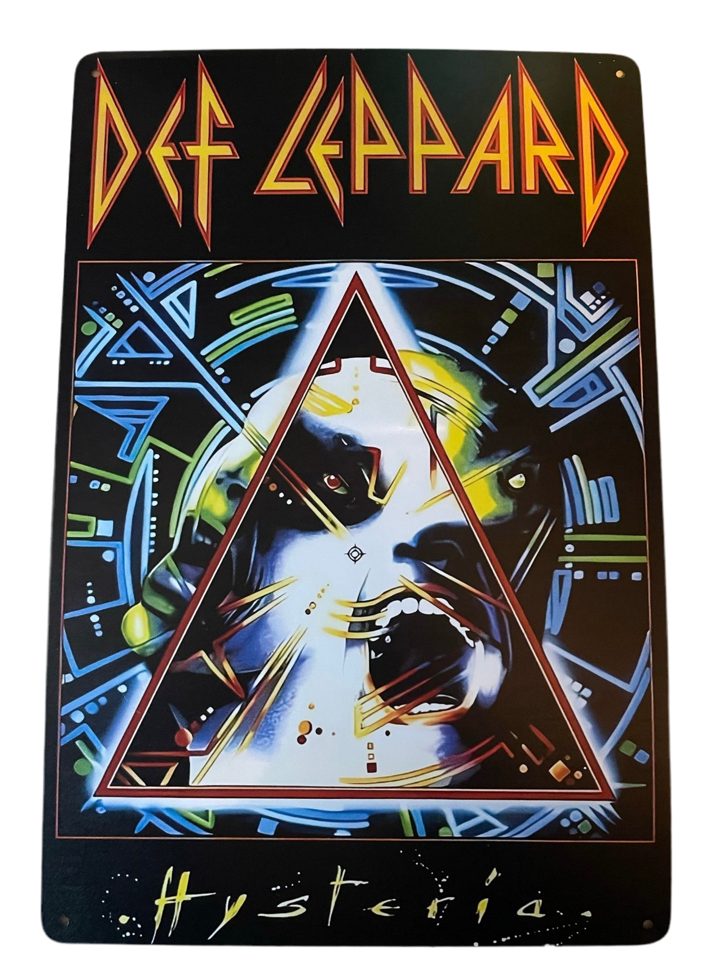 Def Leppard Hysteria sign