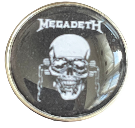 Megadeth Vic Rattlehead pin badge