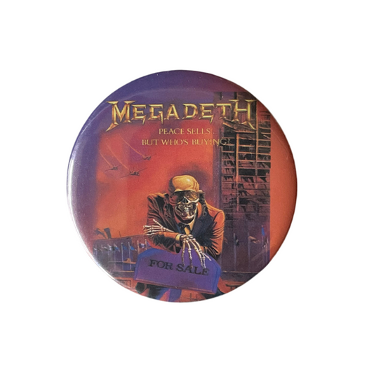 Megadeth Peace sells but who’s buying? pin badge