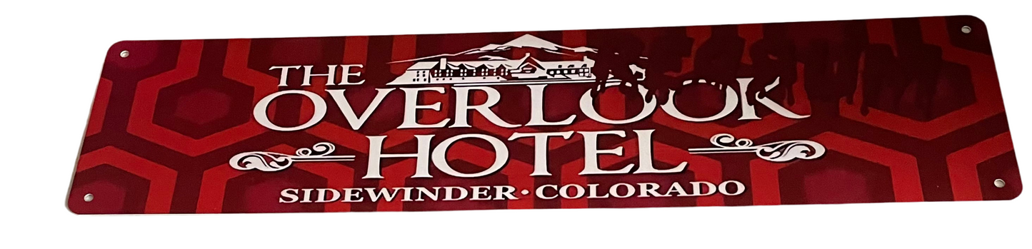 The Overlook hotel sign