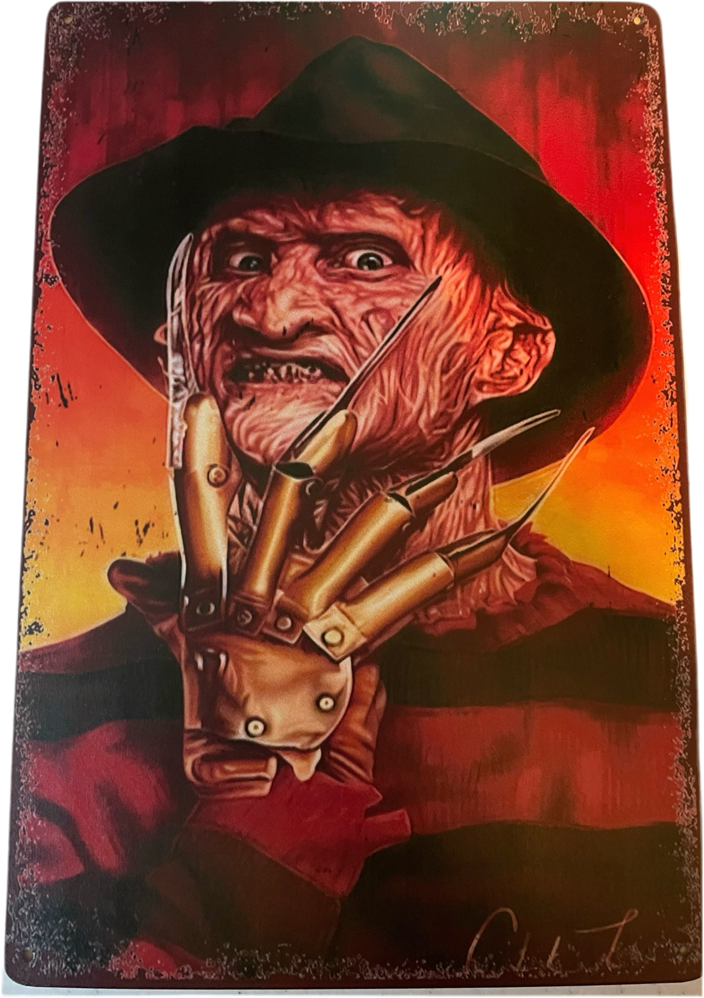 Freddy Krueger sign