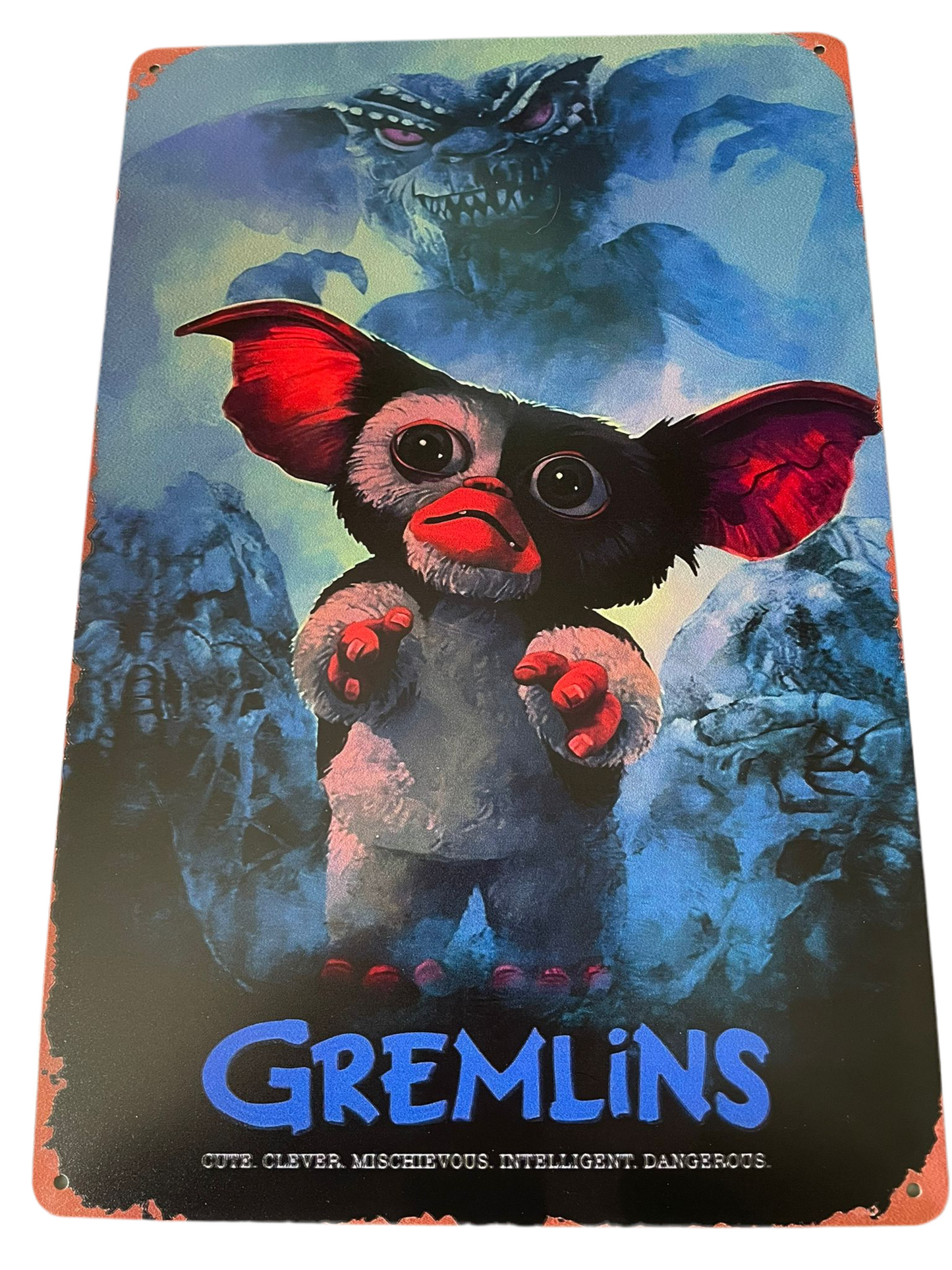 Gremlins Gizmo and Stripe sign