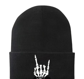 Skull Hand Beanie