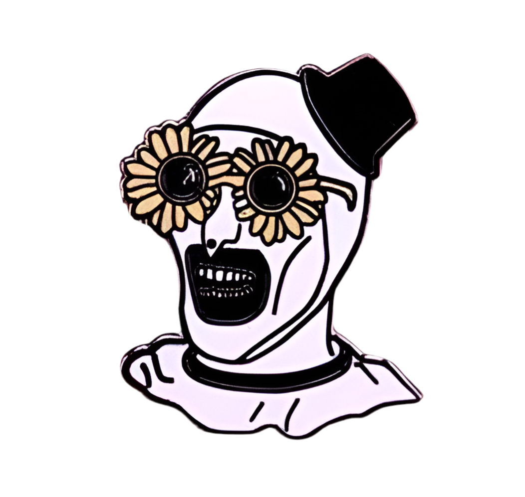 Art the Clown with Sunglasses Pin Badge