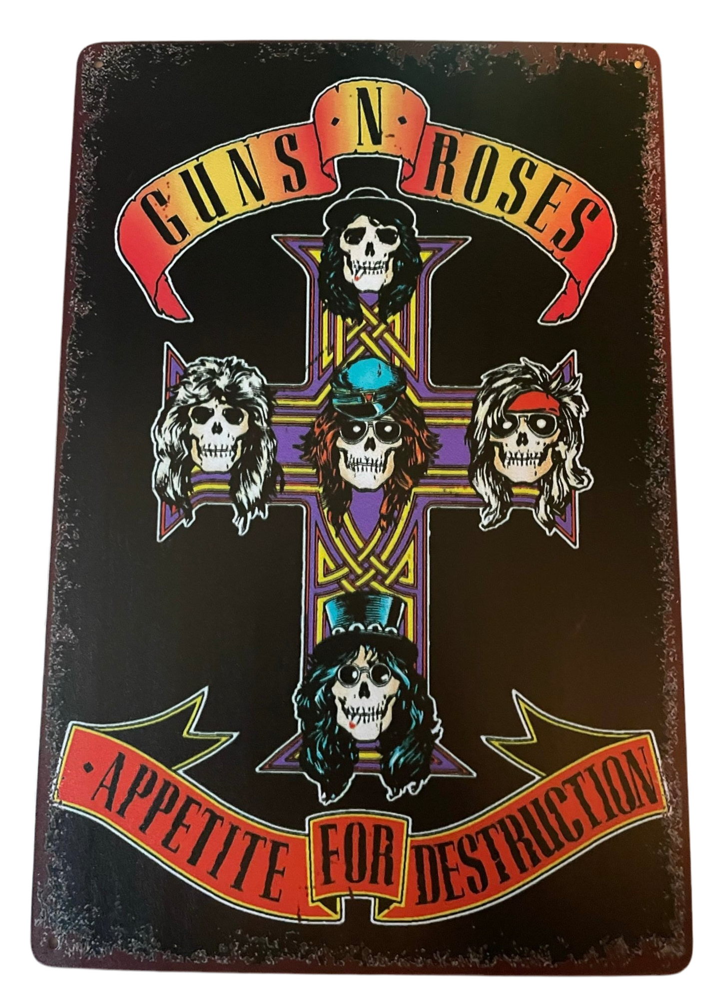 Guns N Roses Appetite for destruction sign