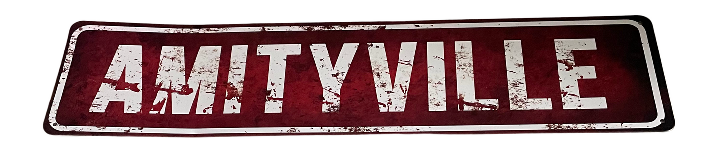 Amityville red sign