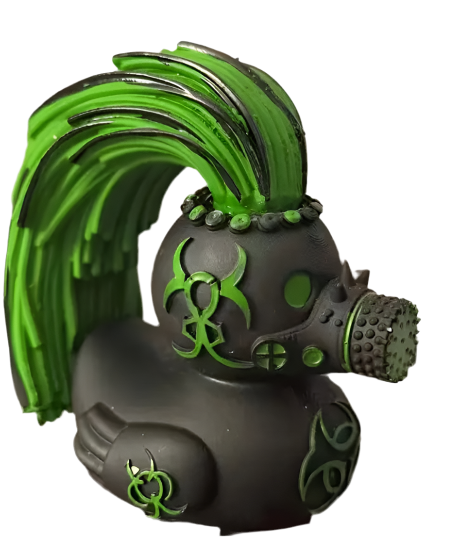 Steam Punk Duck Figurine