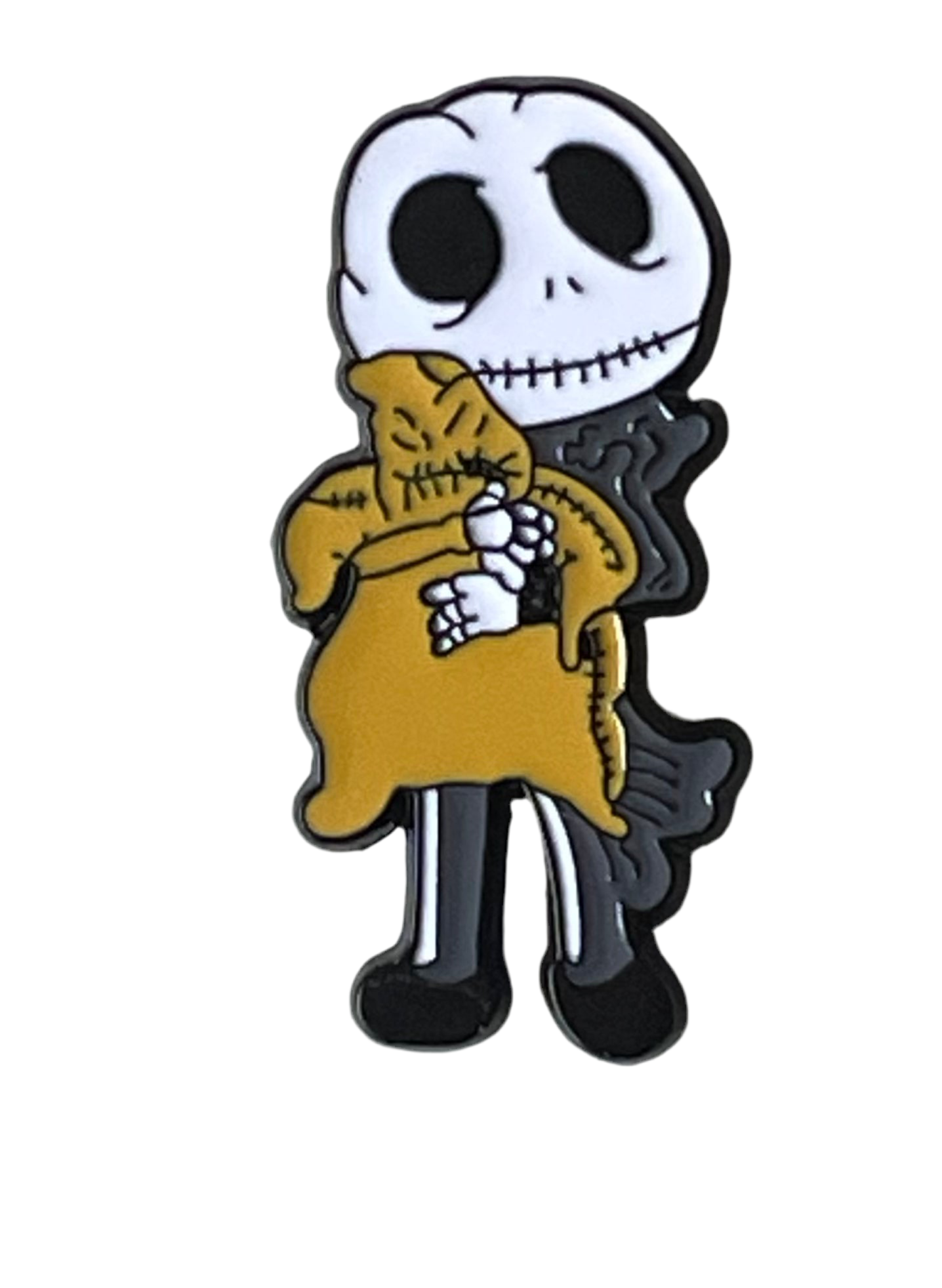 Jack Skellington and Oogie Boogie pin badge