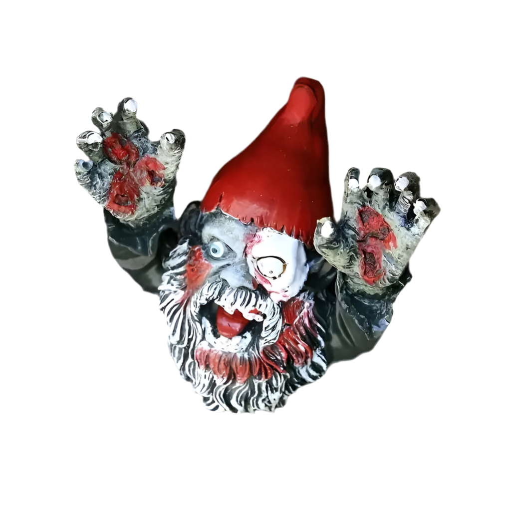 Zombie Gnome Statue