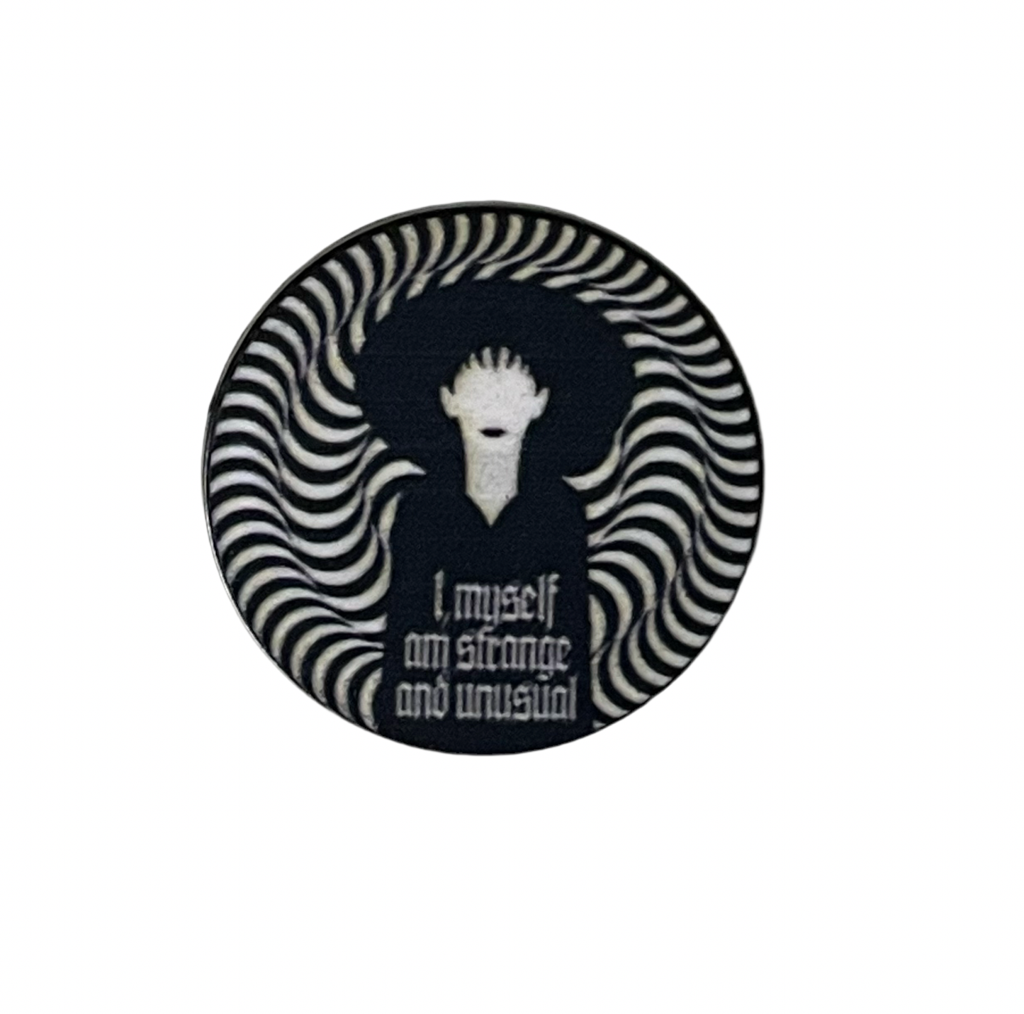 Lydia Deetz I myself am strange and unusual pin badge