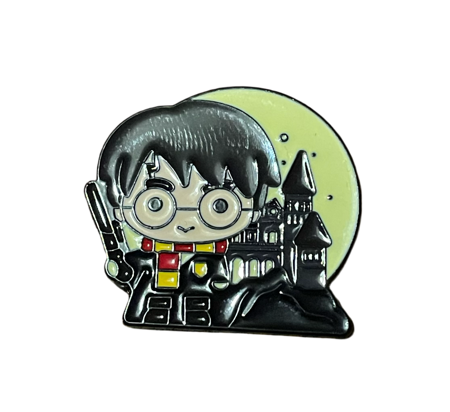 Harry Potter Moon and Hogwarts pin