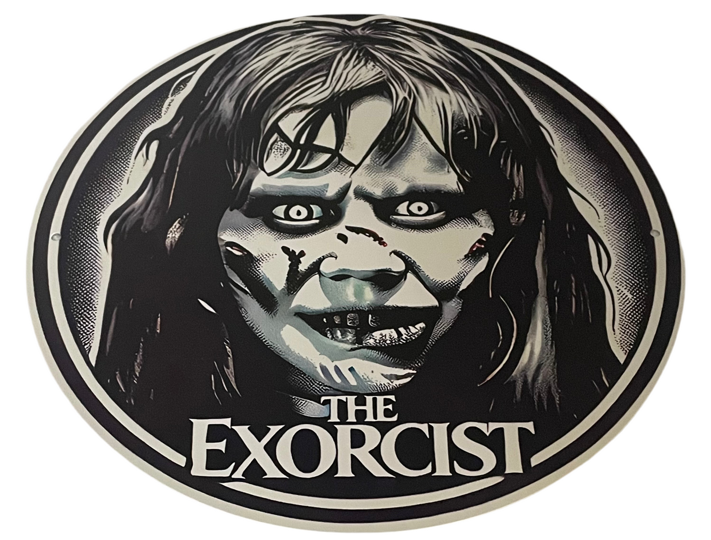 The Exorcist Regan round sign