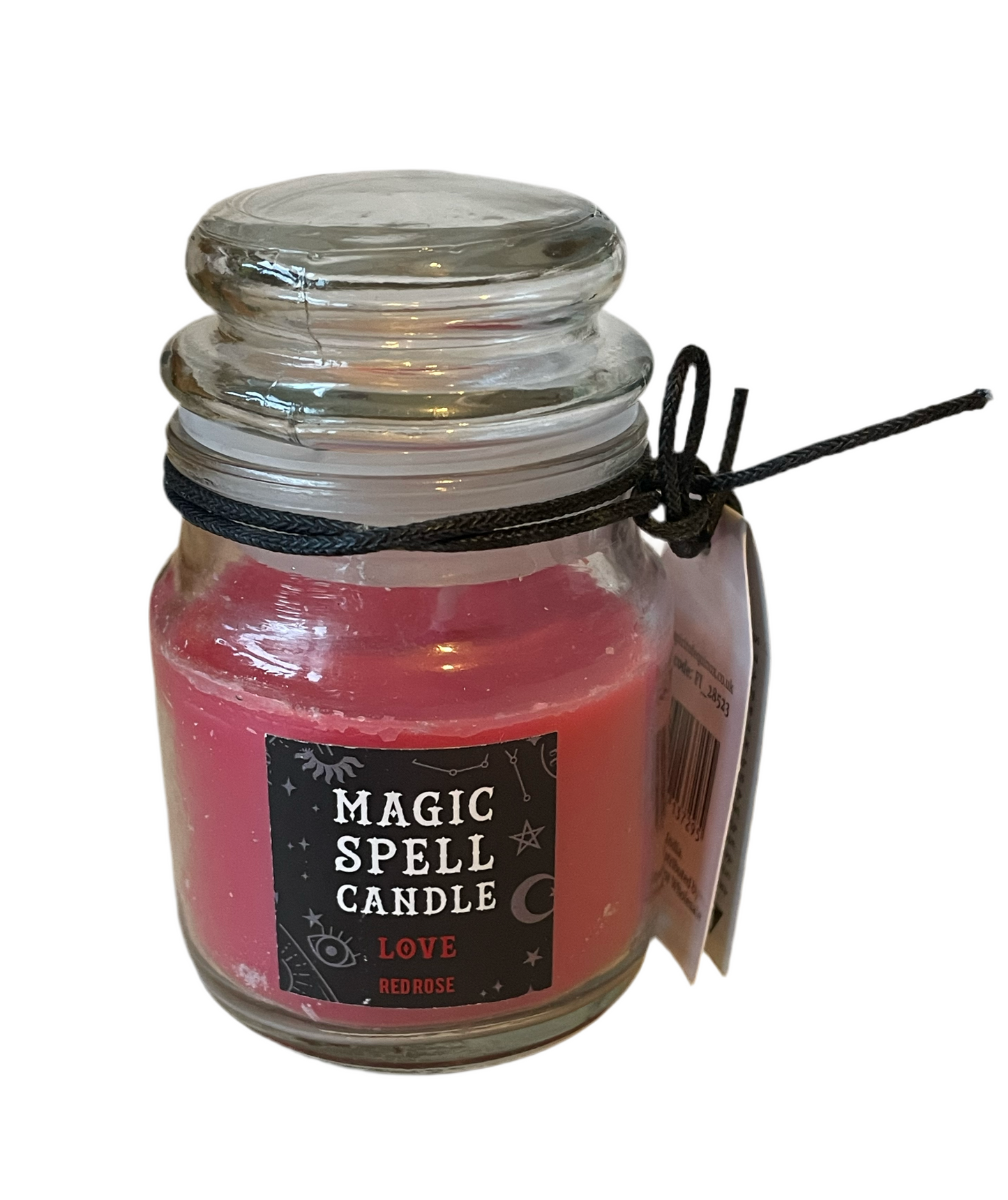 Rose”Love” spell candle jar
