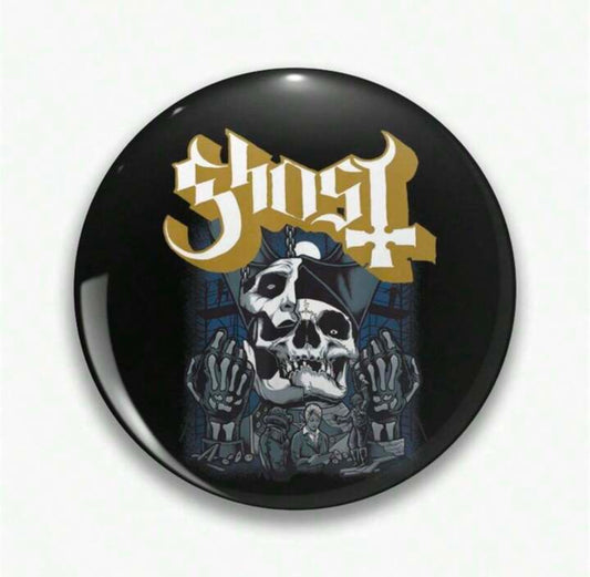 Ghost Pin Badge