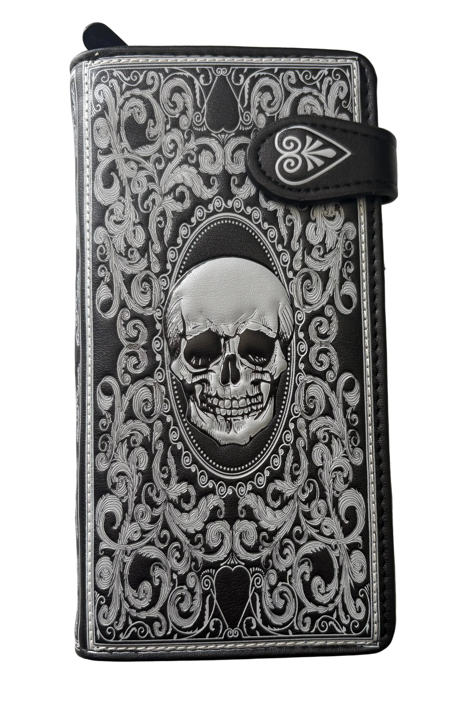 Skull tarot purse
