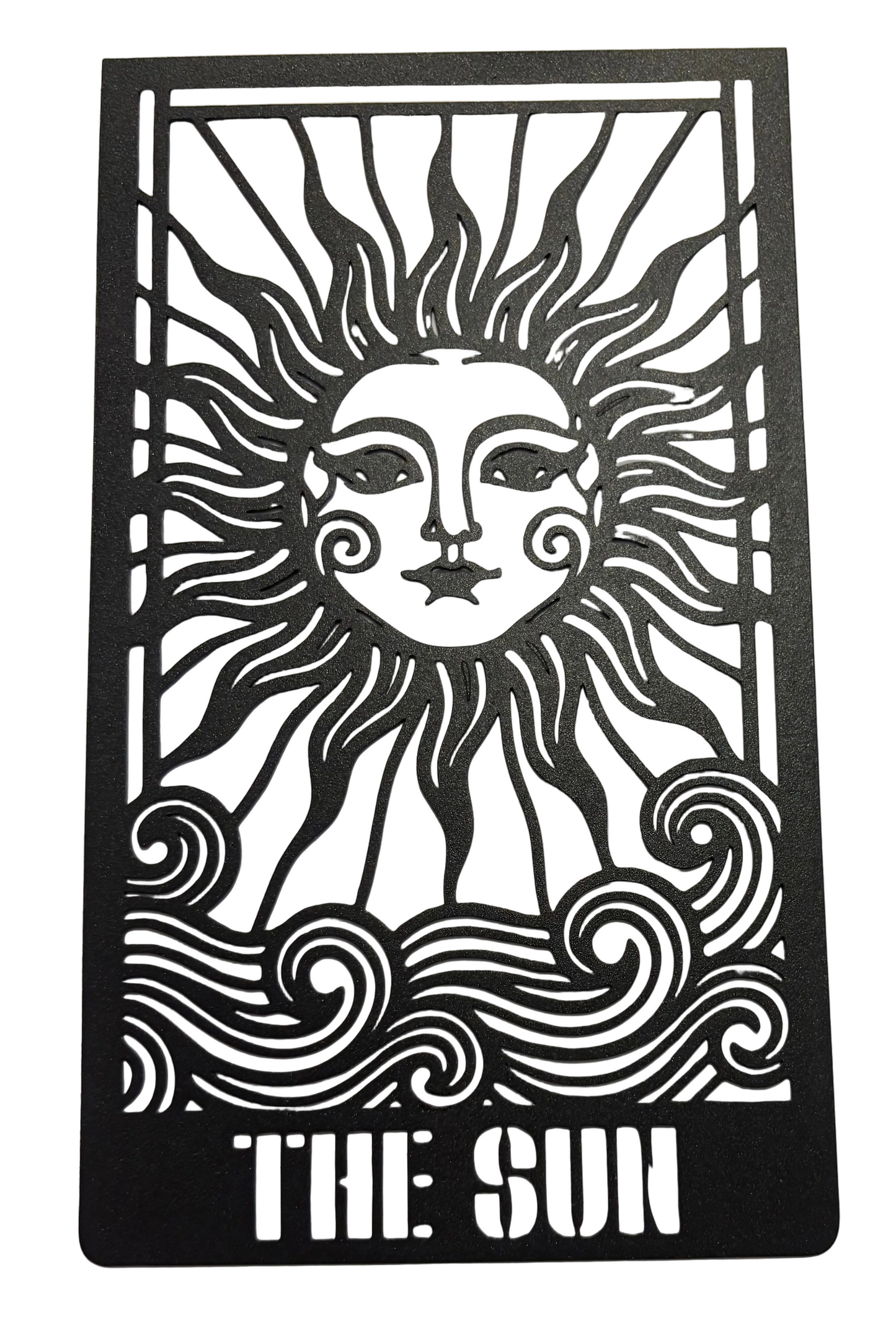The Sun metal sign
