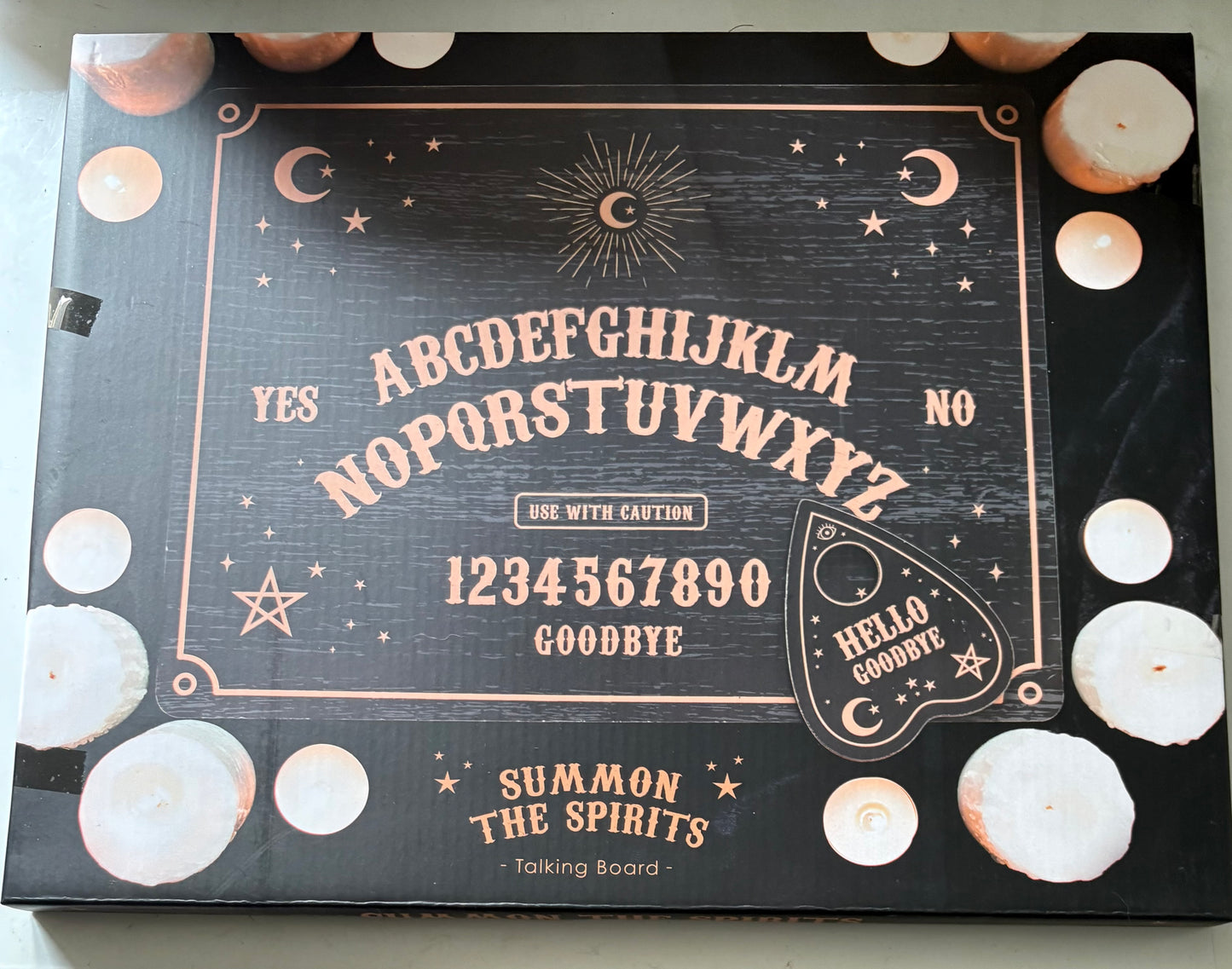 Summon the Spirits black talking board