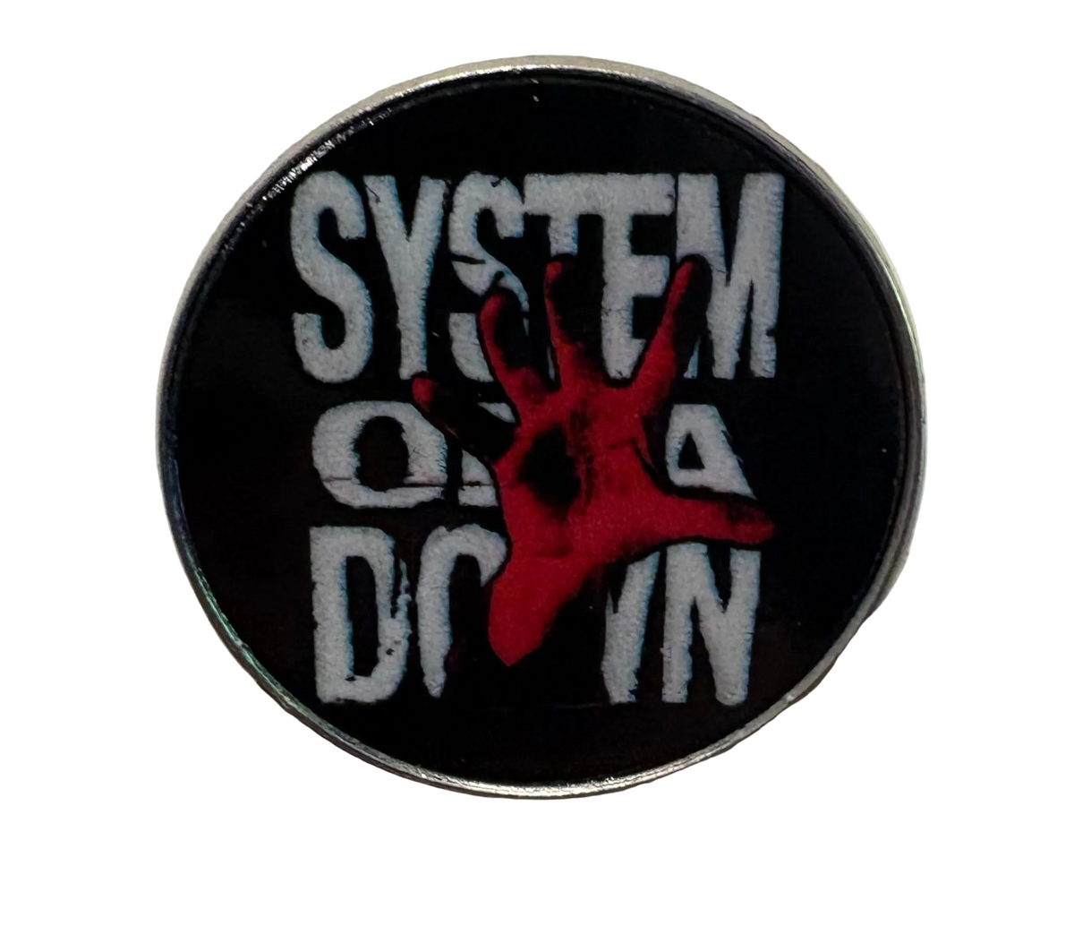 System of a down pin badge