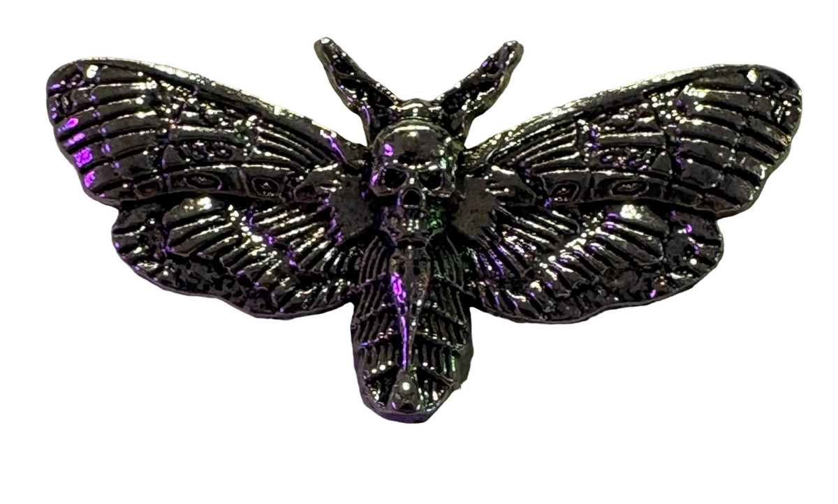 Death head hawk moth brooch