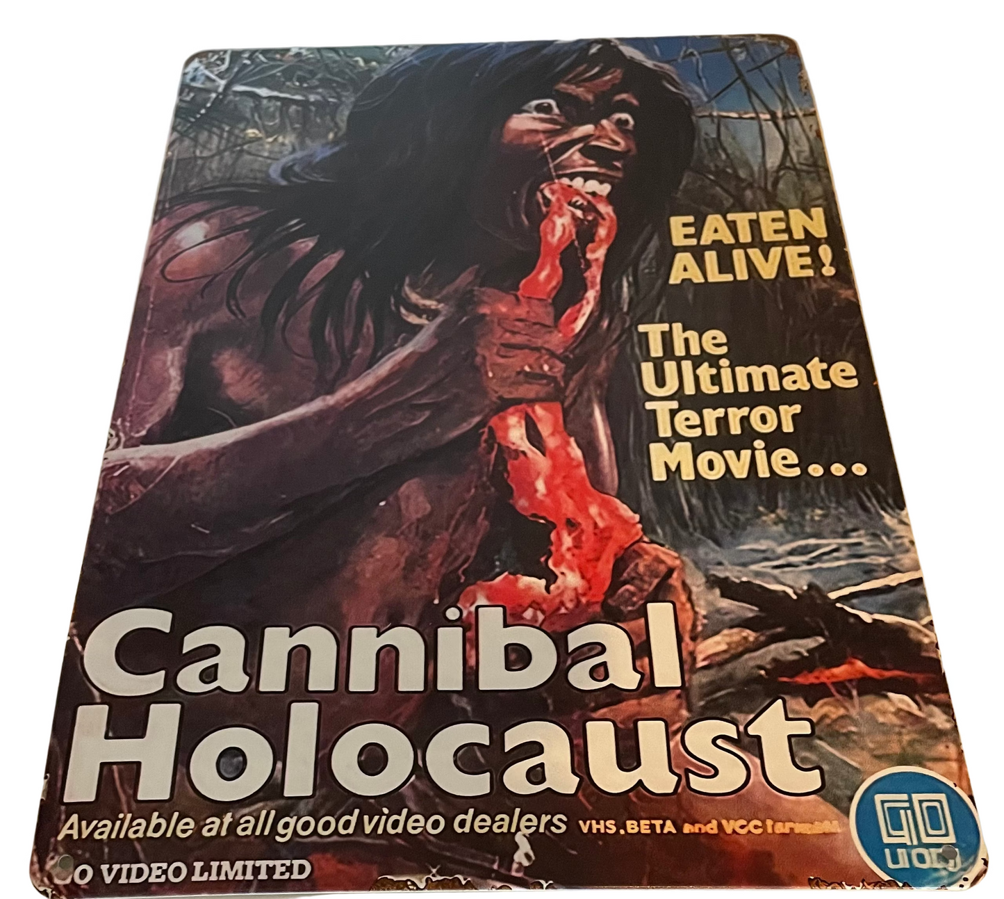 Cannibal Holocaust sign