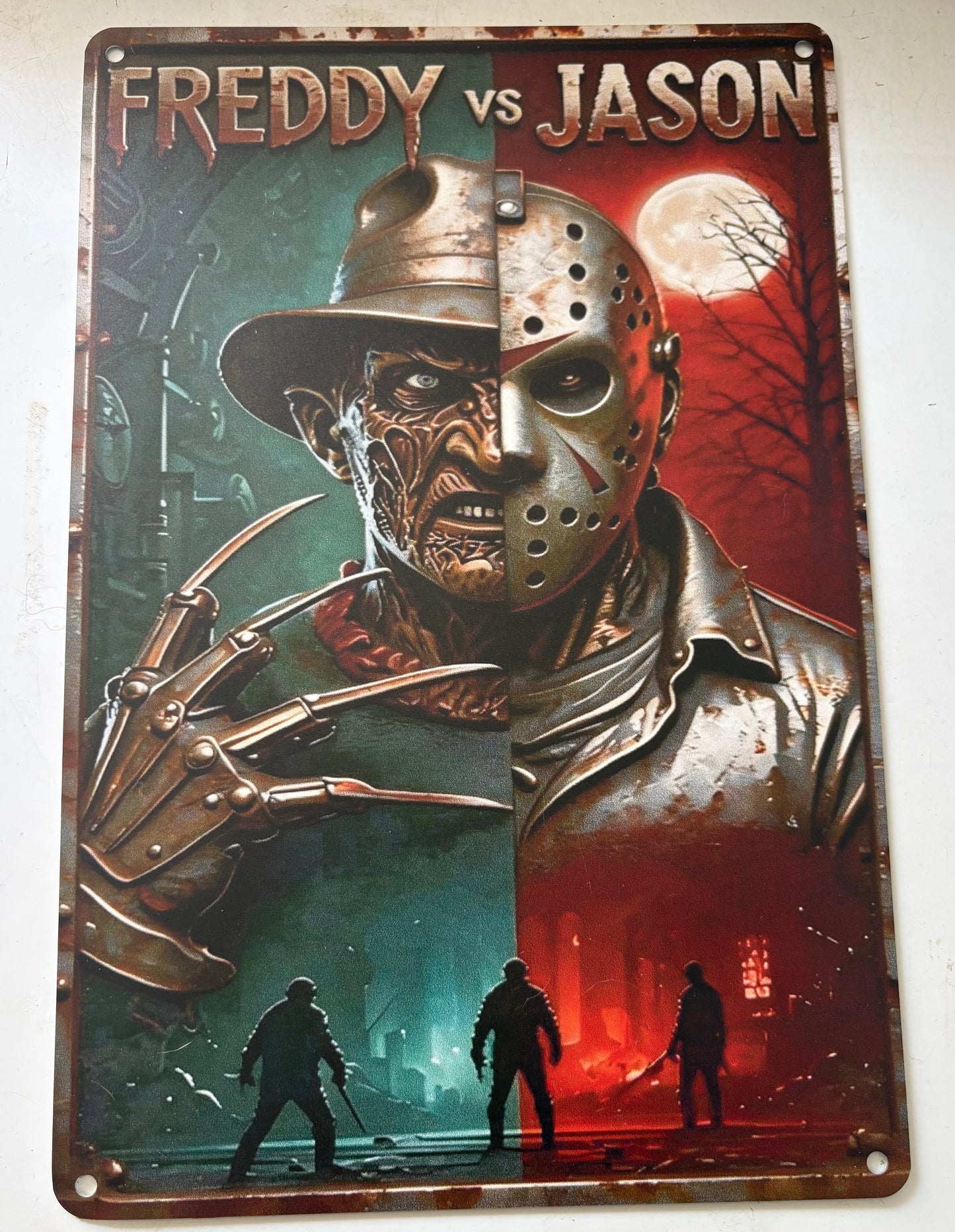 Freddy Vs Jason sign design 2