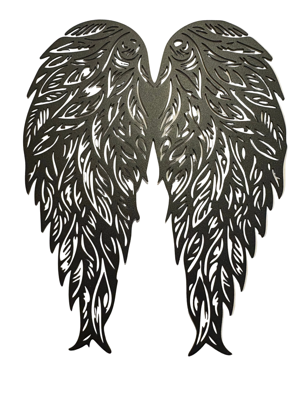 Angel wings metal sign
