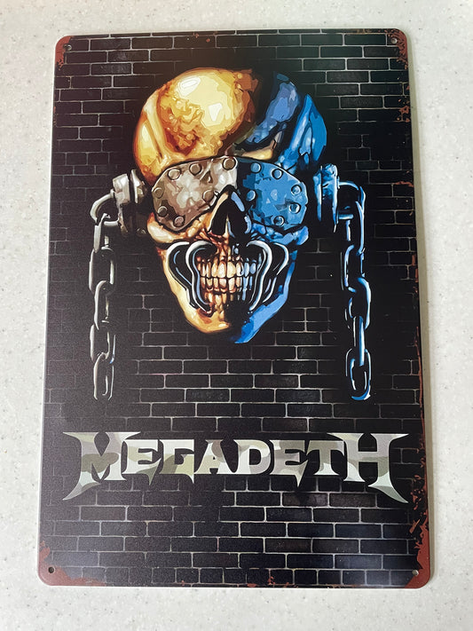 Megadeth Vic Rattlehead sign