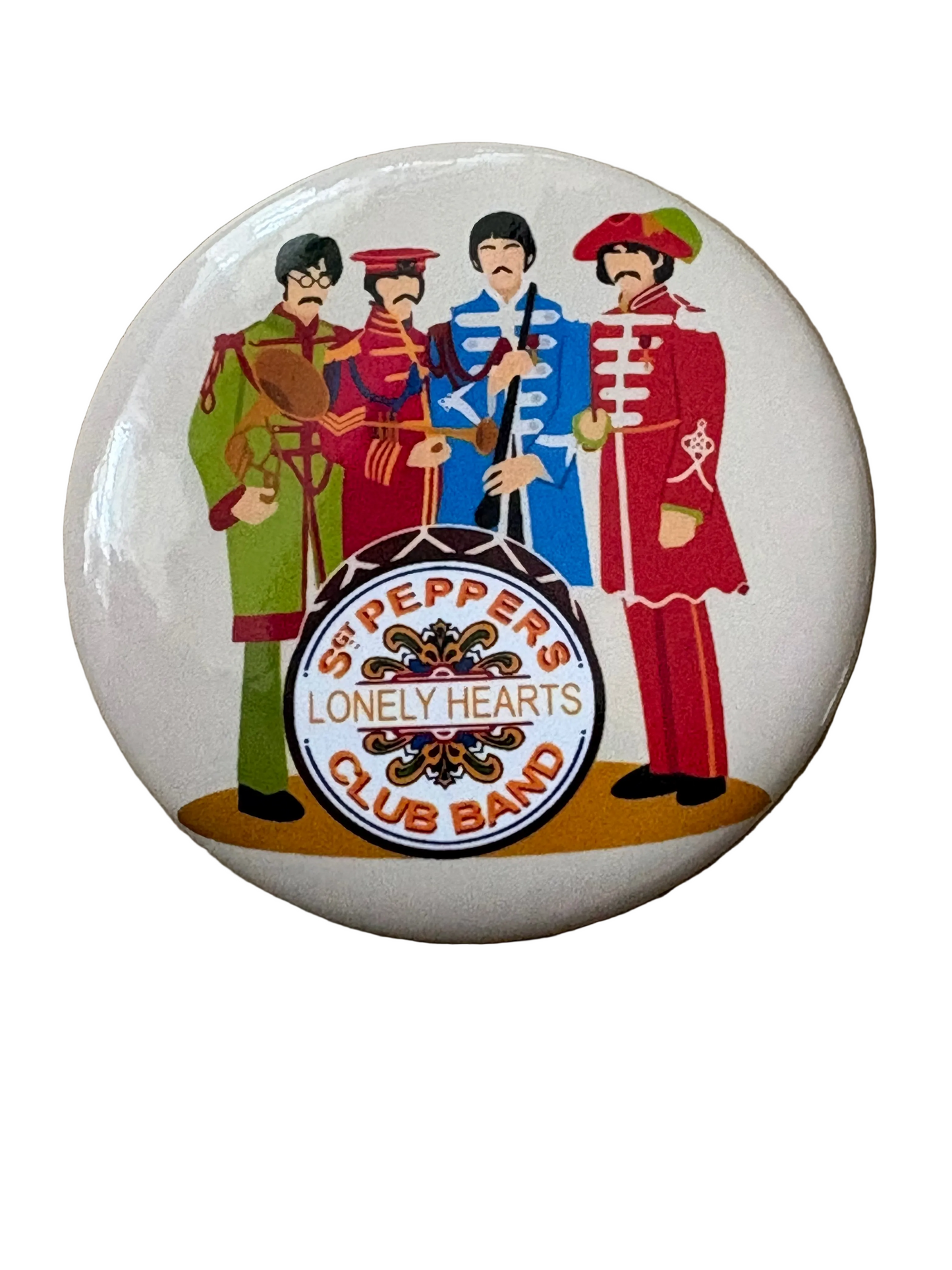 The Beatles Sgt Pepper Lonely hearts club band pin badge