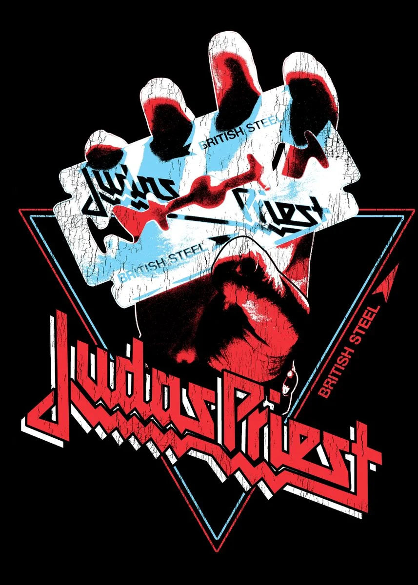 Judas Priest British Steel Sign